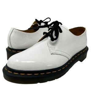 Dr. Martens White Leather Shoes